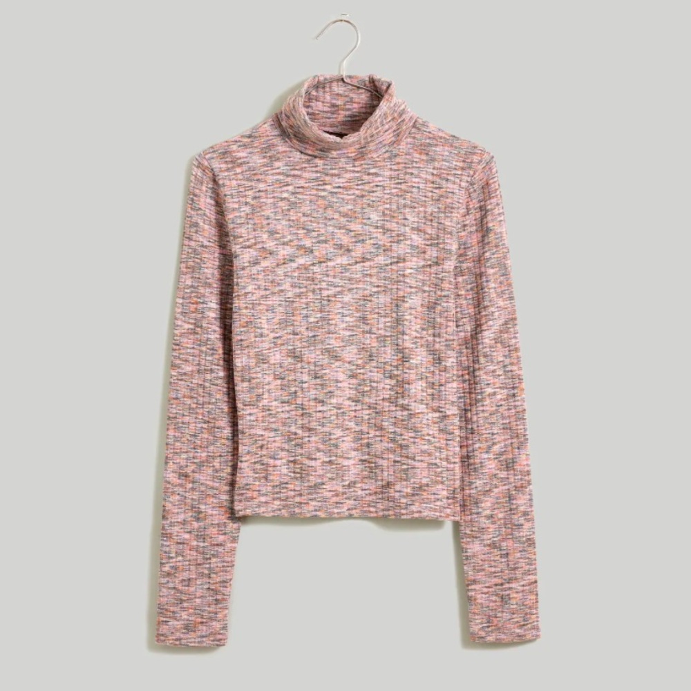 Madewell turtleneck in woodrose